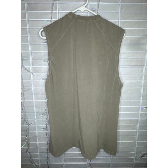 Skims Sleeveless Top Sage Green Cotton Spandex Women’s XXL - Picture 5 of 7